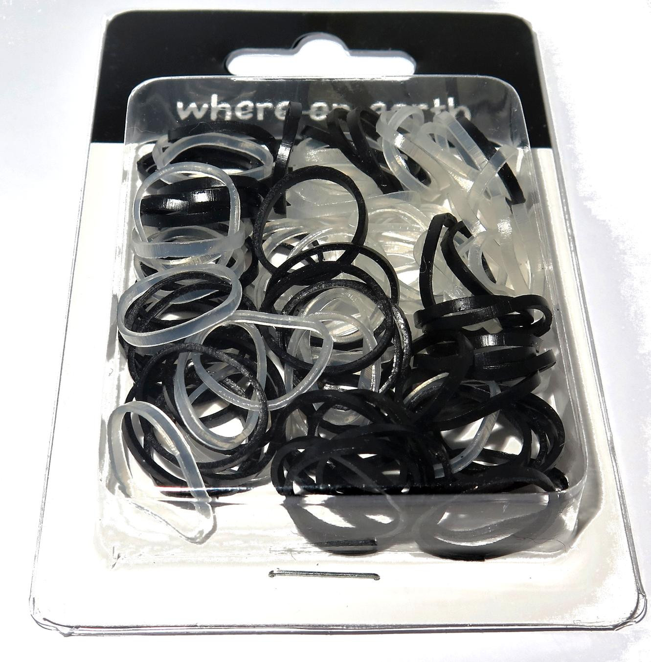 Hair Elastics Box B & W Suggested Core Basic Range Basics