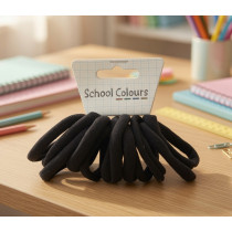 Brown Soft Hair Tie - Pack of 12