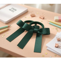 Green Pony Bows - Pack of 2 