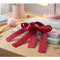 Maroon Pony Bows - Pack of 2 