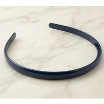 Navy Blue School Hairband -  1cm 