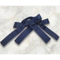 Navy Blue Pony Bows - Pack of 2 