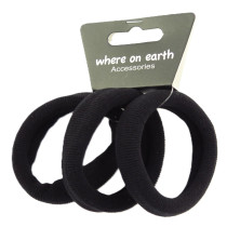 Firm Tie 3 Pcs Black