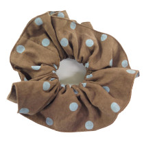 Polka Dot Ruffle Scrunchies