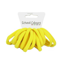 Yellow Soft Hair Tie - Pack of 12
