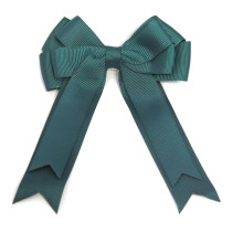 Green Double Tail Bow Clip
