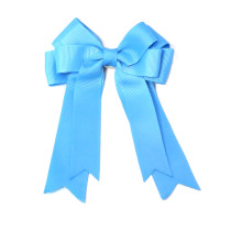 Sky Blue Double Tail Bow Clip