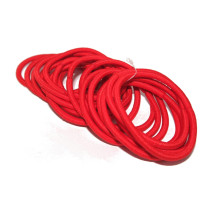 Thin Hair Tie 20 Pack Red