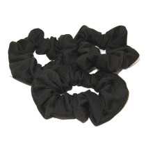 Scrunchie Black Fabric