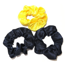Scrunchie 3 Pack Navy Yellow