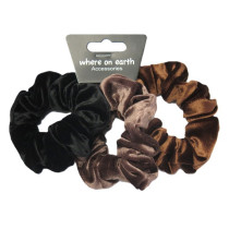 Scrunchies Velvet MD 3pcs