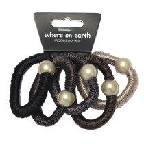 Scrunchies 5 pcs Pearl