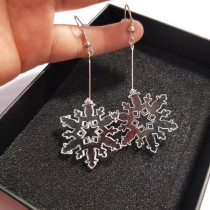 Perspex Snowflake Earrings