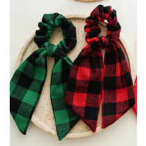 XMAS Tartan Scrunchie
