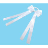 White Sports Bow Tie