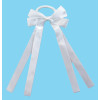 White Sports Bow Tie